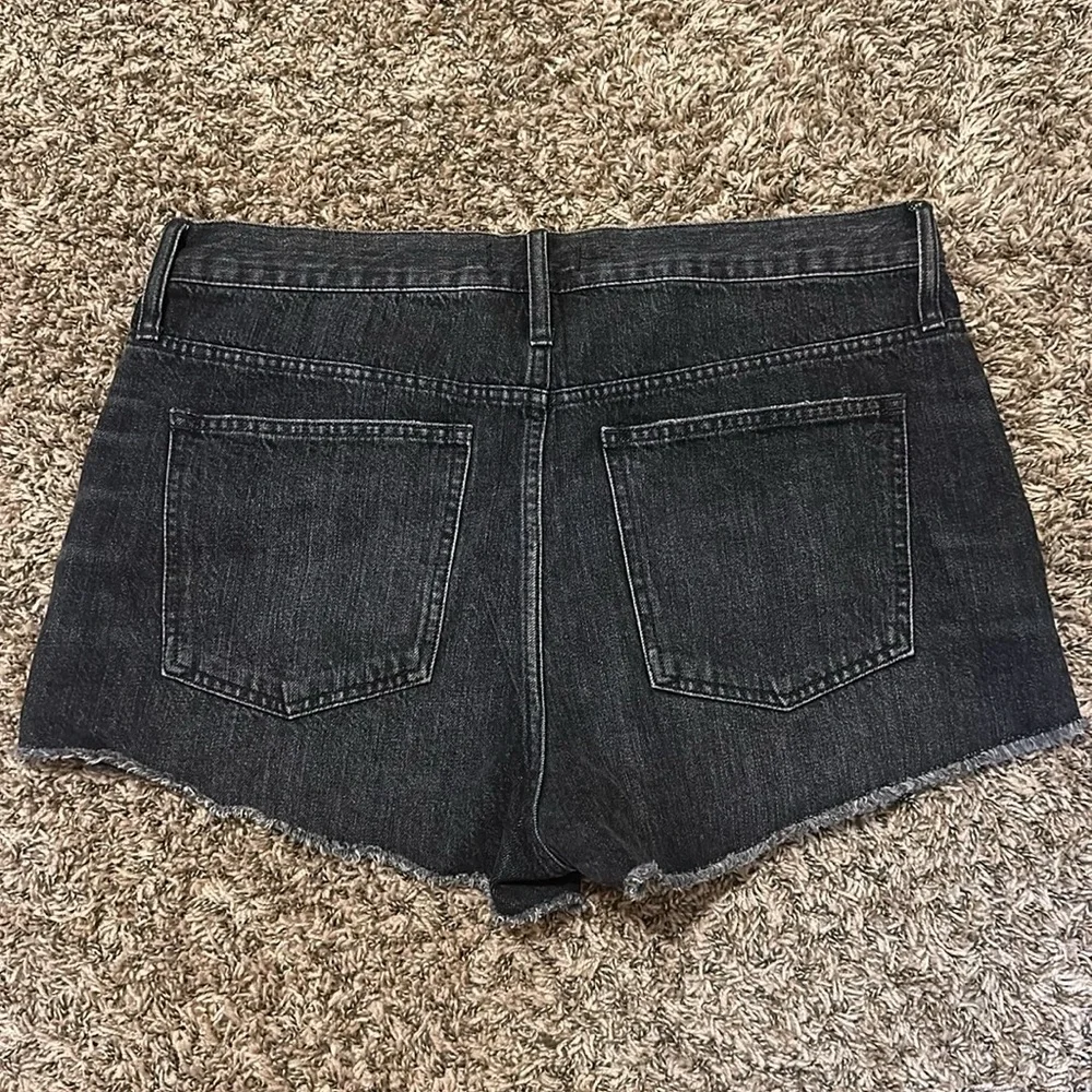 Madewell Relaxed Denim Shorts Black Size 31